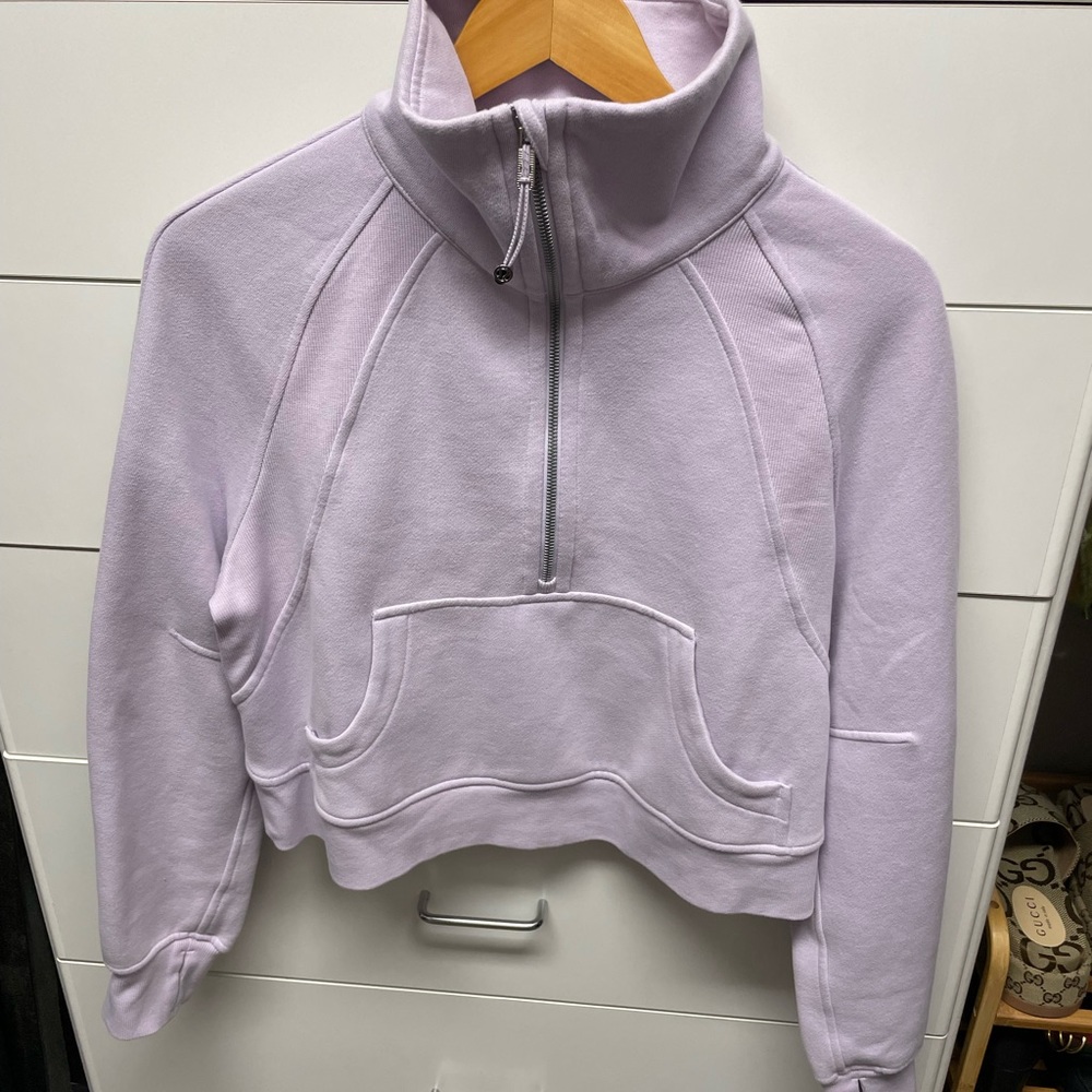 Rare lavender 1/2 zip funnel scuba XS/S